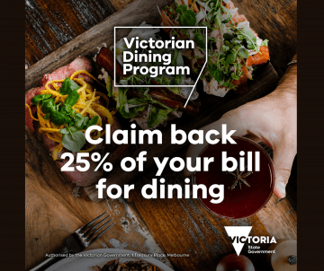 Save with the Victorian Dining Program