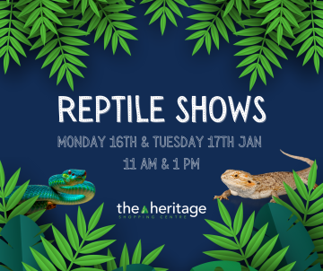 Reptile Encounters at The Heritage